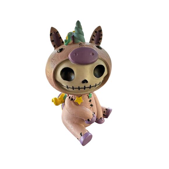 Furrybones Unicorn & Sea Otter Figurines by Summit Collection - Picture 2 of 14